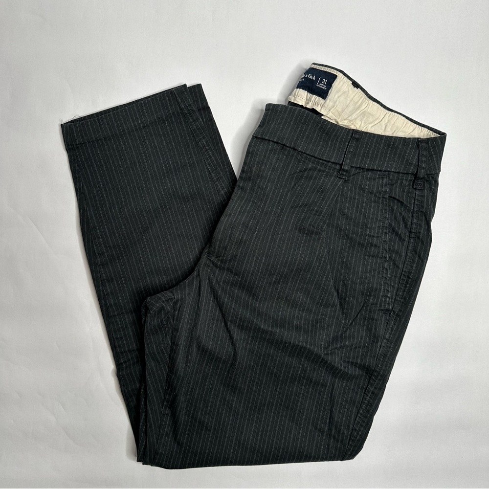 Abercrombie & Fitch Men’s Stretch Pleated Sneaker Pant 31 In Navy